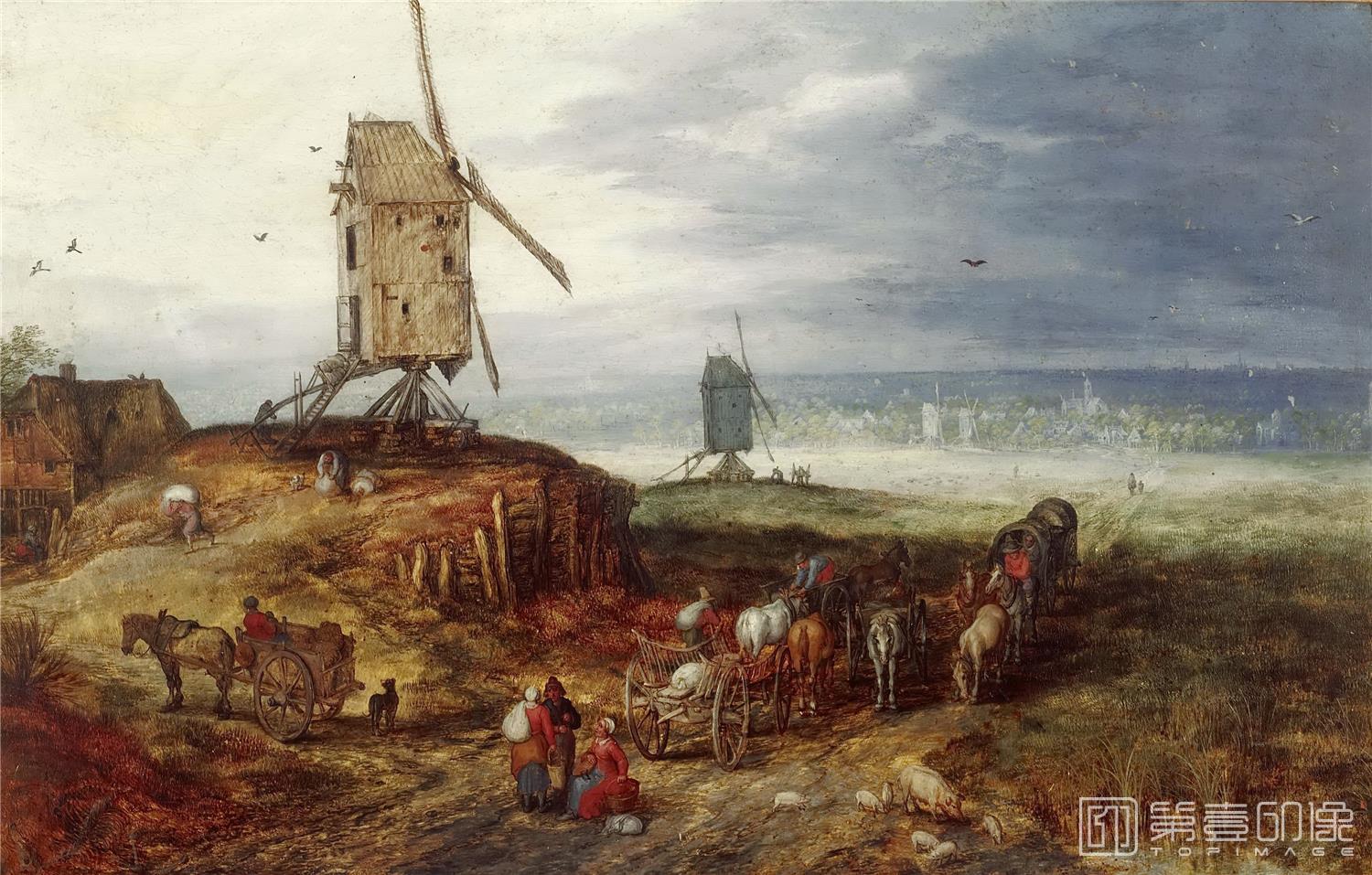 油画-彼得·勃鲁盖尔 Jan Brueghel-083